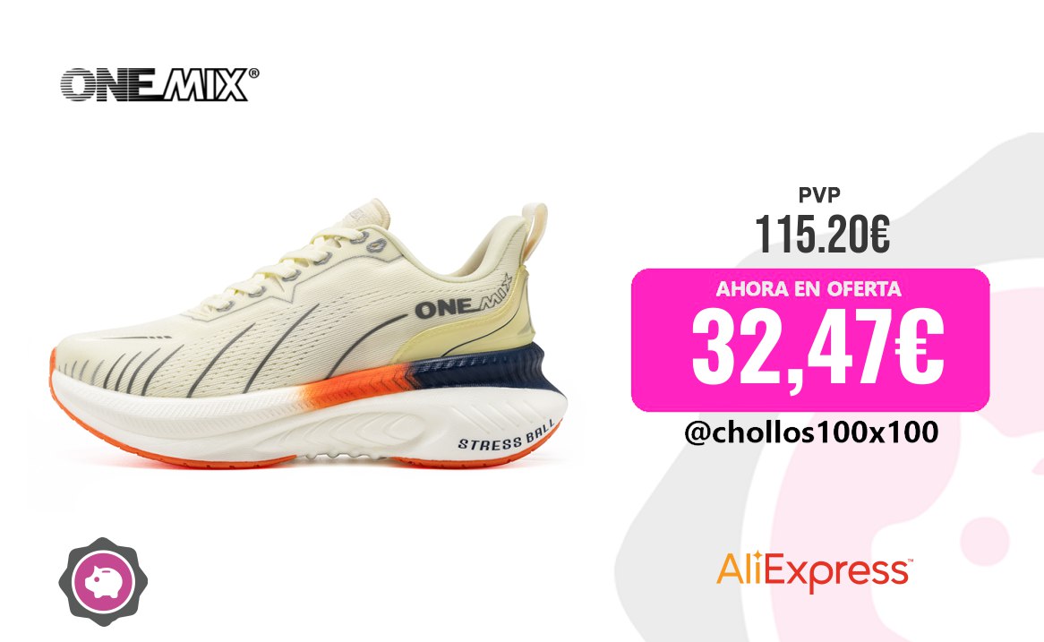 Zapatillas Onemix Onemix, Zapatillas Blancas Para Correr En Carretera Para H...