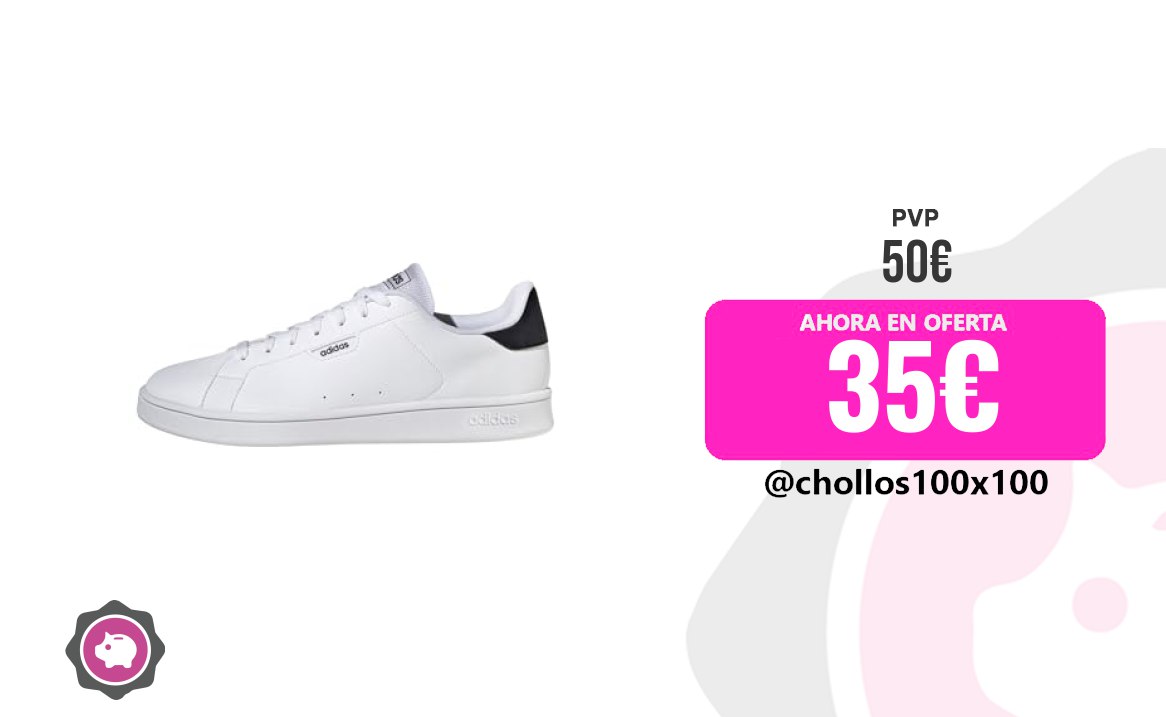 Zapatos Urbanos Adidas Hombre Urban Court Shoes, Ftwr White/Ftwr Whit