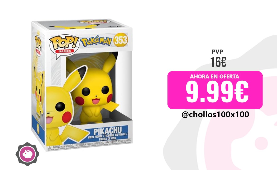 Pikachu Coleccionable Funko Pop! Games: Pokemon - Pikachu - Figuras M
