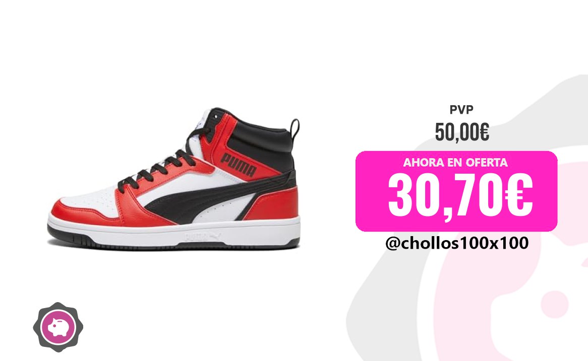 Cuponazo Puma Rebound V6, Zapatillas Unisex Adulto, Puma White Puma Black For