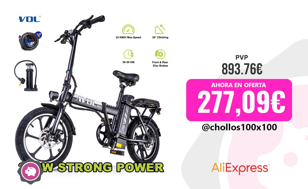 Bicicleta Eléctrica Bicicleta Eléctrica De 16 Pulgadas, Equipada Con Una B