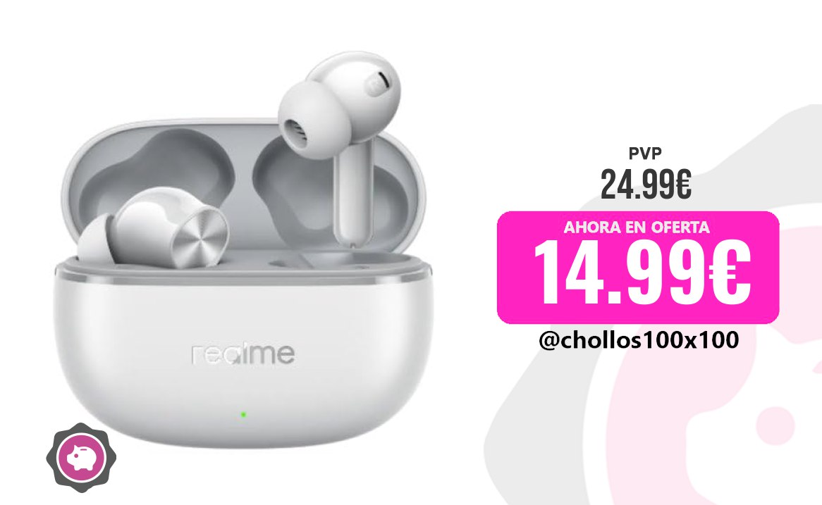 Buds Lite Realme Buds T200 Lite Rma2415-A Storm Grey Eu ¡Des