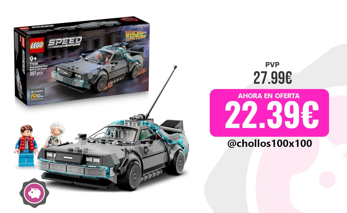 Lego Máquina Lego Speed Champions Máquina Del Tiempo De Regreso Al