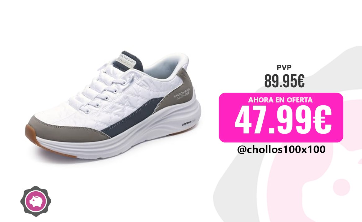 Skechers Zapatillas Skechers Contour Foam Cozy Fit, Zapatillas Hombre