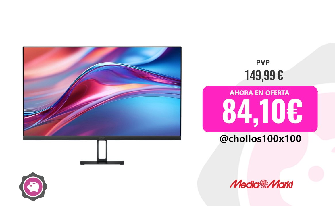 Monitor Xiaomi Monitor - Xiaomi A27Qi, 27" Qhd, Ips , 6Ms, 100 Hz, 250 Nits