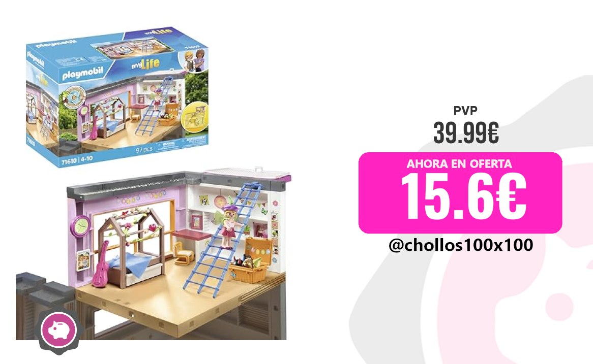 Habitación Niños Playmobil Mylife 71610 Habitación De Los Niños