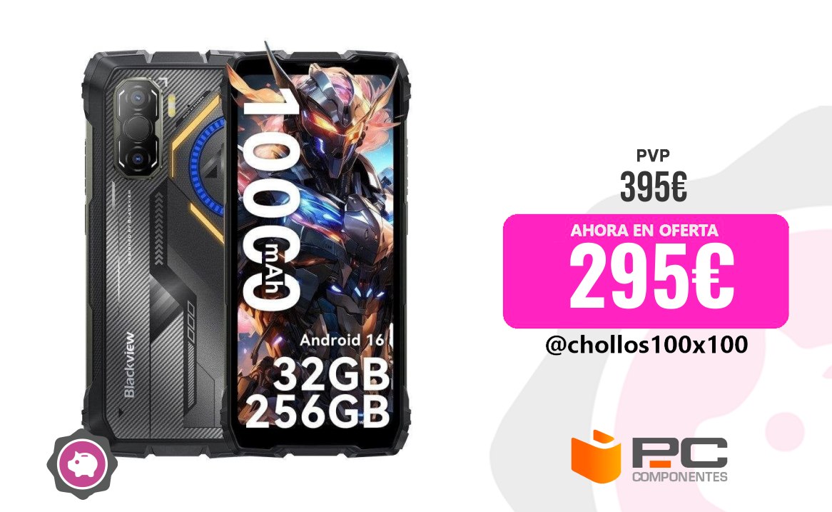 Blackview Rock Blackview Rock 3 4G 8Gb 256Gb 6.78" Negro ¡Descubre El