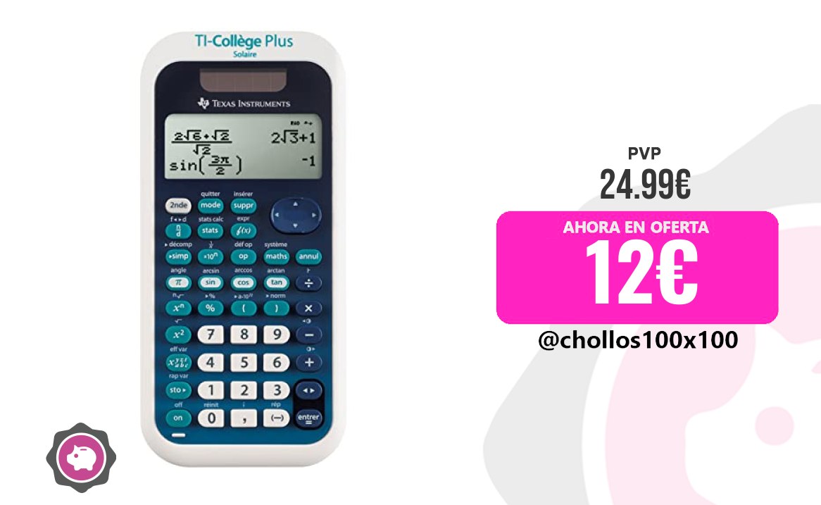 Calculadora Científica De Oficina Texas Instruments Ti College Plus
