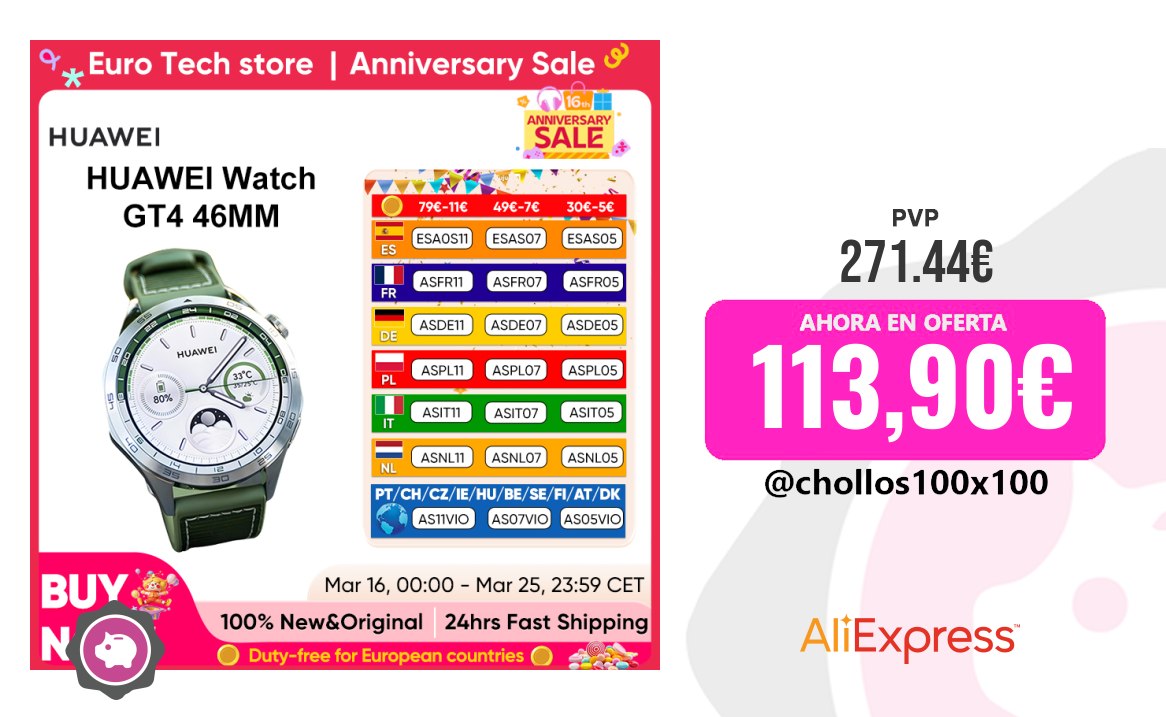 Huawei Watch Huawei Watch Gt 4 Smartwatch 46 Mm Ios Y Android, Gestión De C