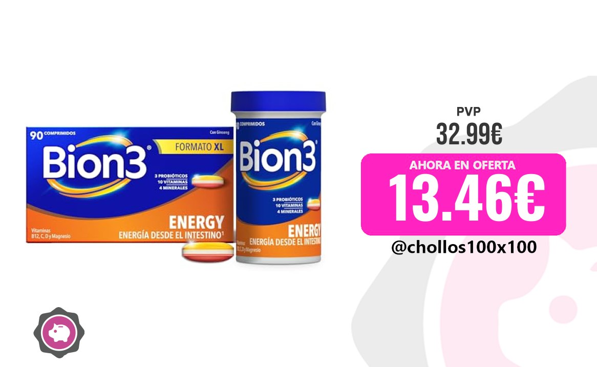 Bion3 Energía Bion3 Energy Comprimidos Multivitamínicos Con Probi