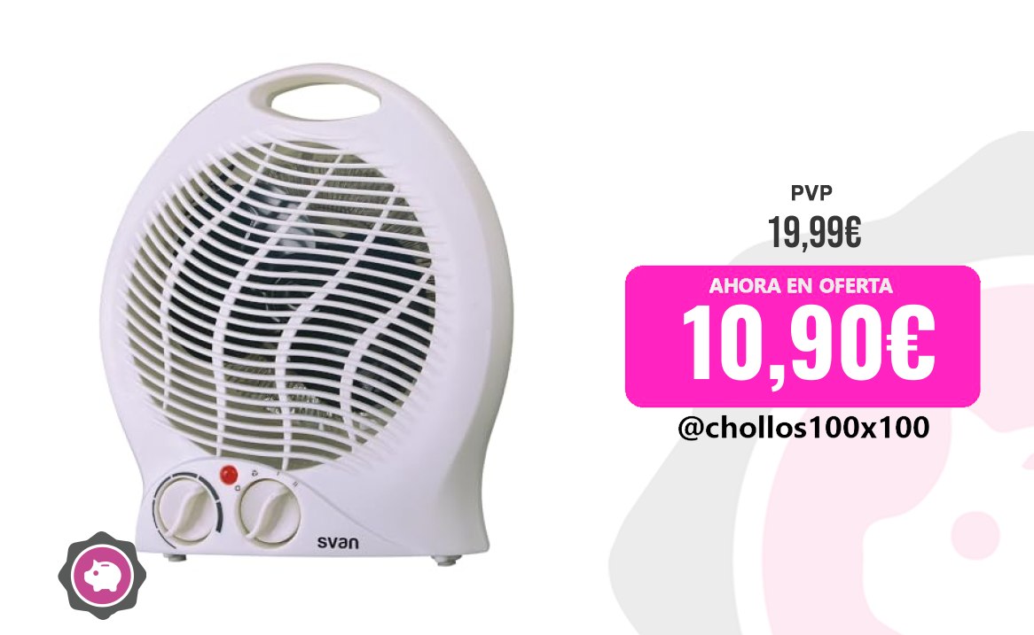 Svan Convector Svan Convector Eléctrico Bajo Consumo Blanco Scev2000V