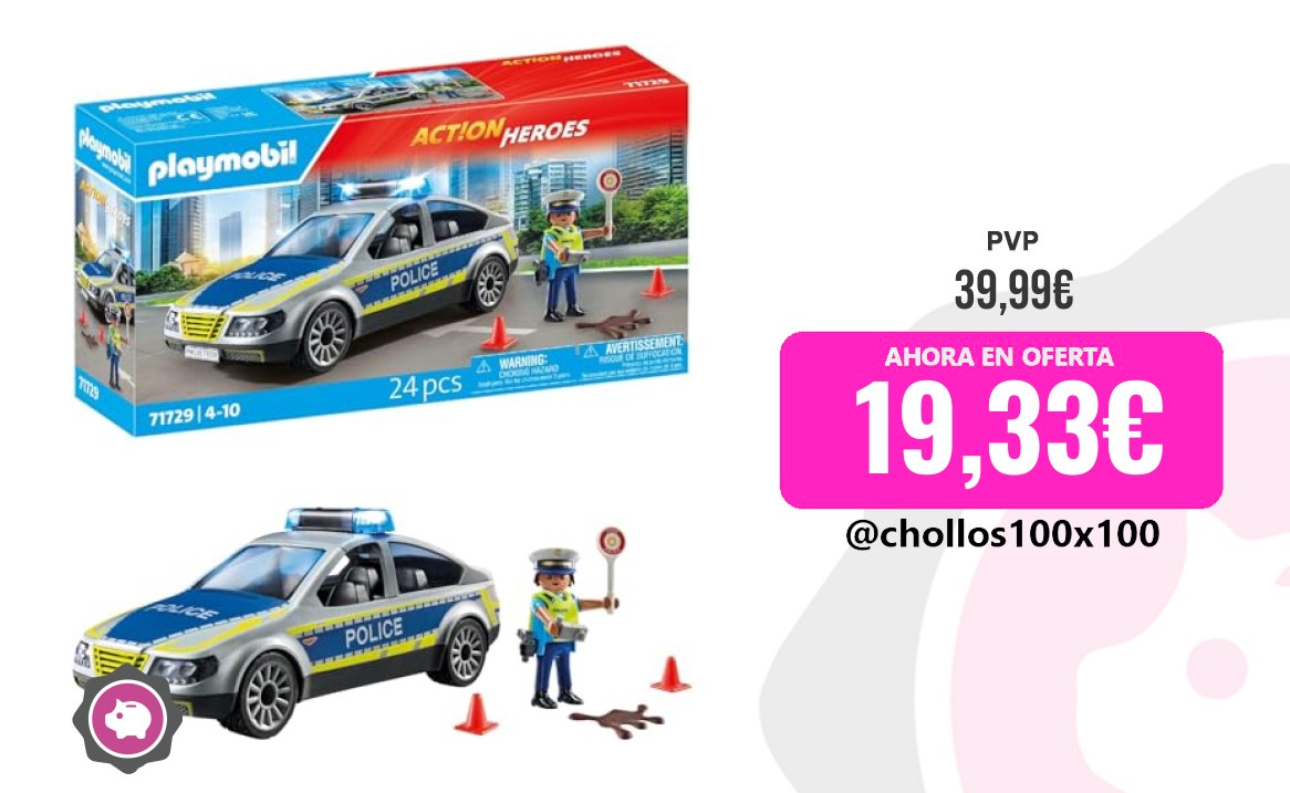 Cuponazo Playmobil Action Heroes Patrulla De Policía Coche De Policía