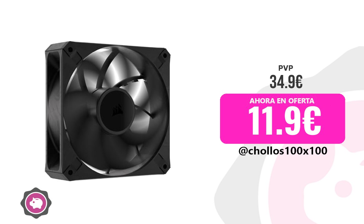 Ventilador Corsair Personal Corsair Rs120 Max 120 Mm Pwm Ventilador