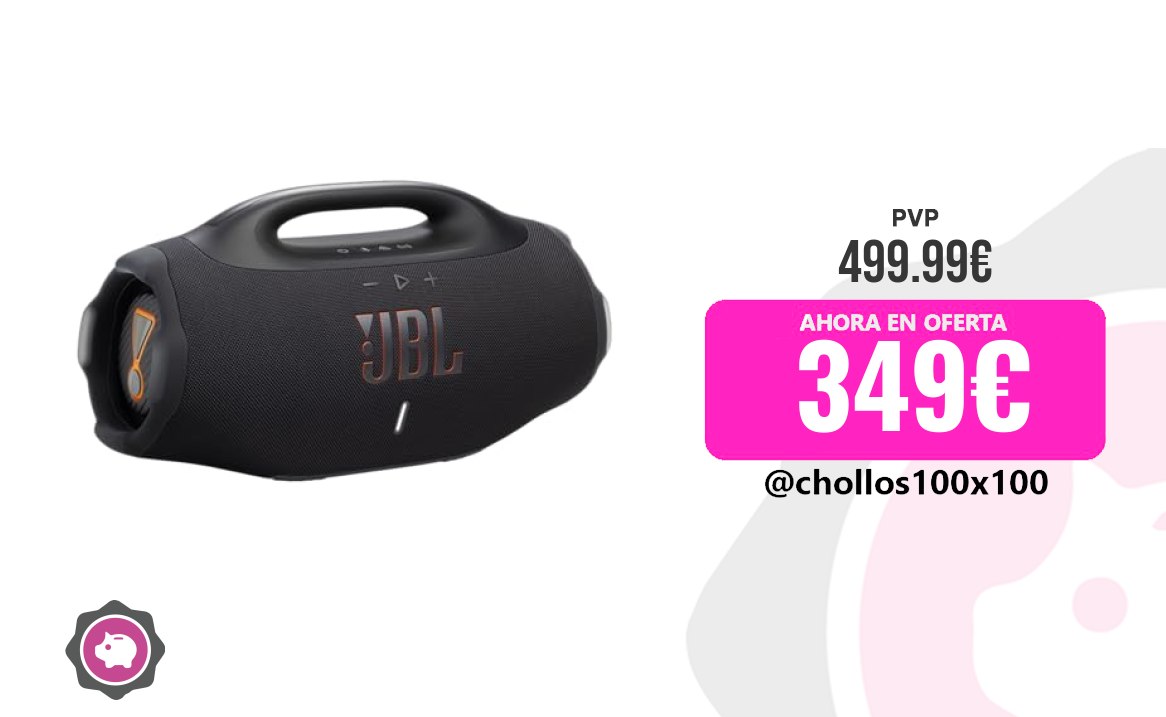 JBL Boombox JBL Boombox 4, Altavoz Bluetooth Portátil, Sonido J