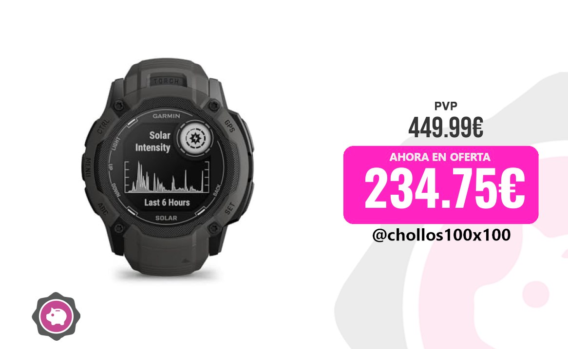 Garmin Instinct Garmin Instinct 2X Solar, Reloj Inteligente Con Gps