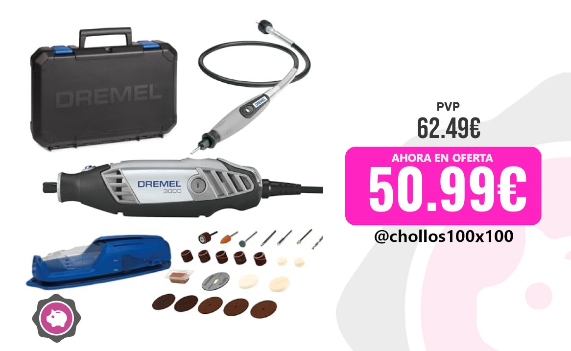 Dremel Multiherramienta Del Hogar Dremel 3000 - Multiherramienta 130 W