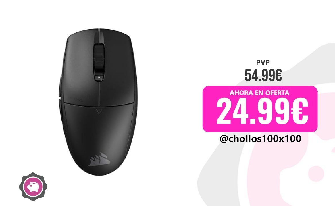 Ratón Corsair Personal Corsair M55 Wireless Ratón Ligero Para Jue