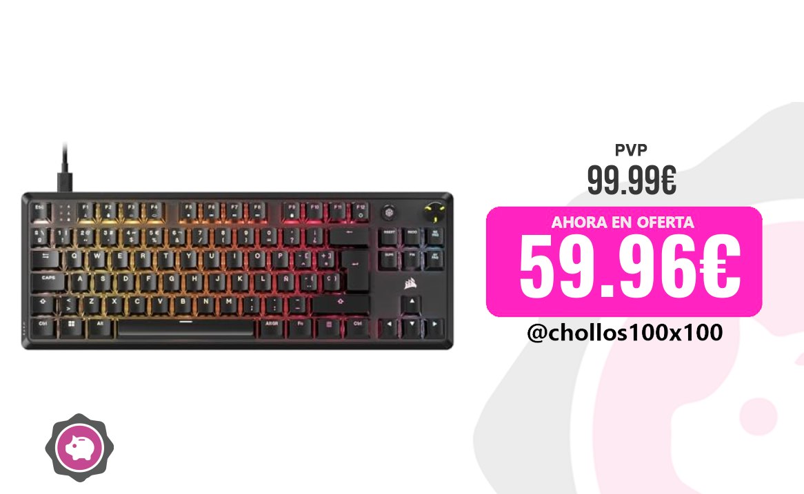 Teclado Mecánico Personal Corsair K70 Core Tkl RGB Teclado Mecáni