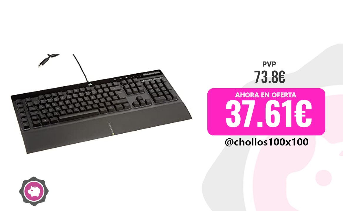 Oferta de Teclado Corsair K55 RGB Pro