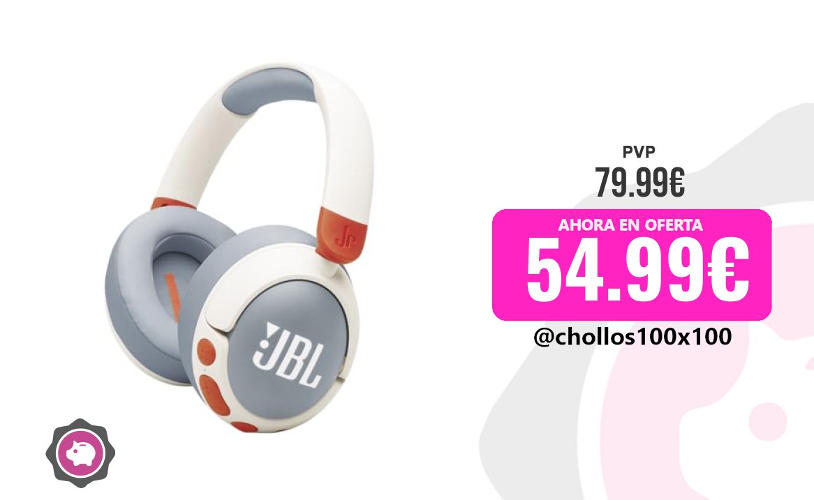 Auriculares Niños JBL Junior 470 Nc, Auriculares Supraaurales E