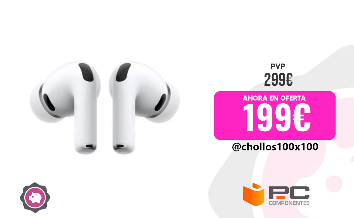 Airpods Pro Apple Airpods Pro 3 Auriculares Bluetooth Con Cancelación Ac