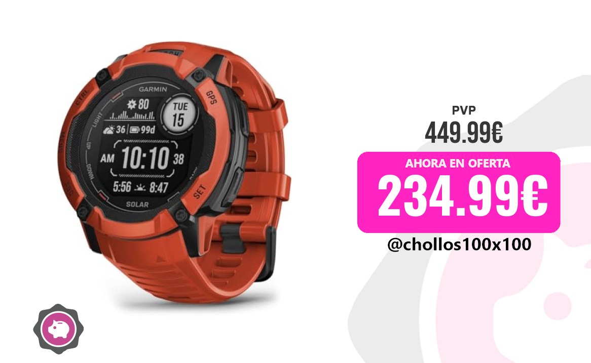 Garmin Instinct Garmin Instinct 2X Solar, Reloj Inteligente Con Gps