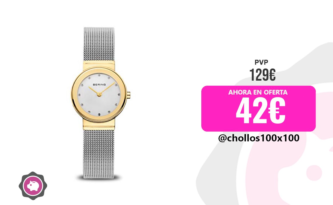 Reloj Bering Bering 10126-001 Reloj De Cuarzo Para Mujer Con Caja De Ac