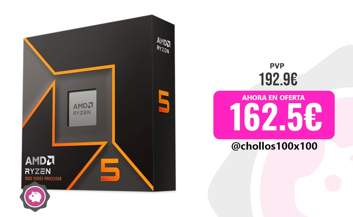 AMD Ryzen Personal AMD Ryzen 5 9600X Procesador (Tarjeta Gráfica R