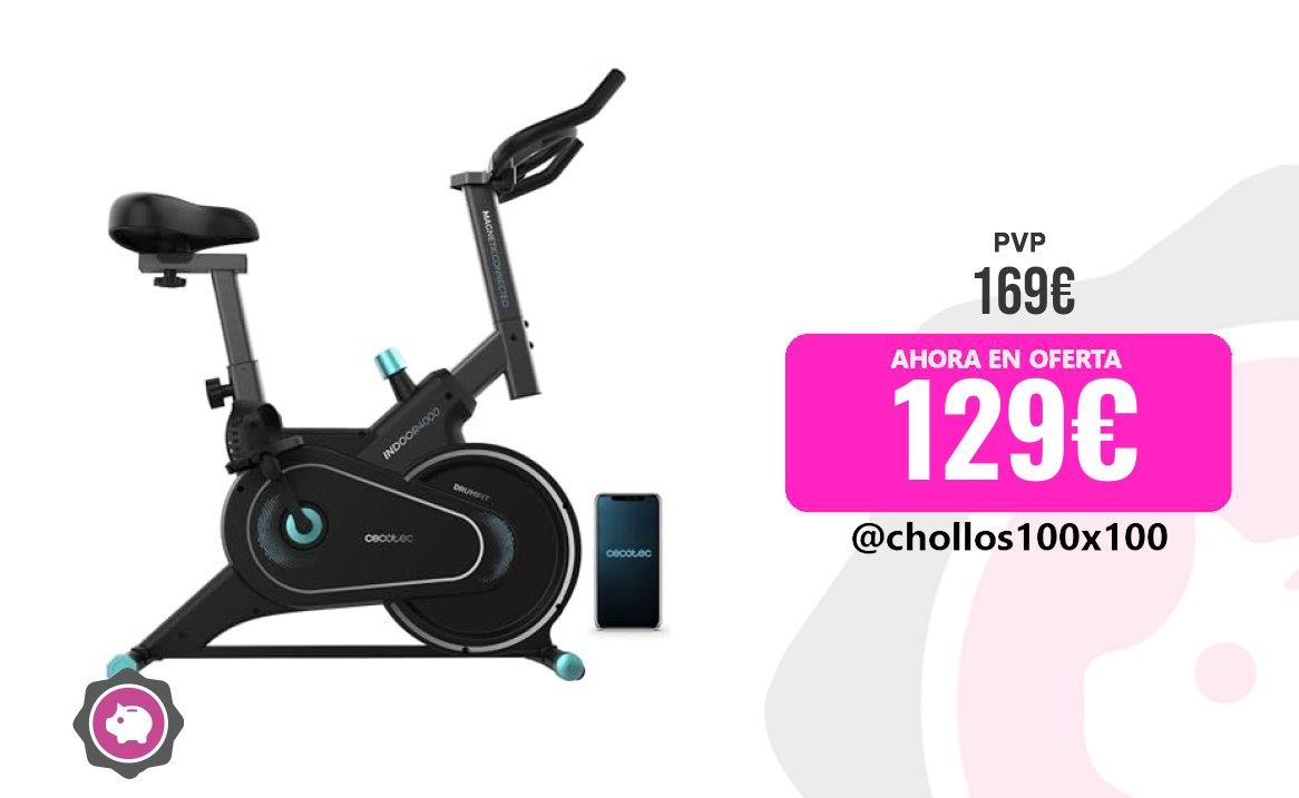 Bicicleta Estática Cecotec Bicicleta Estática Indoor Con App Drumf