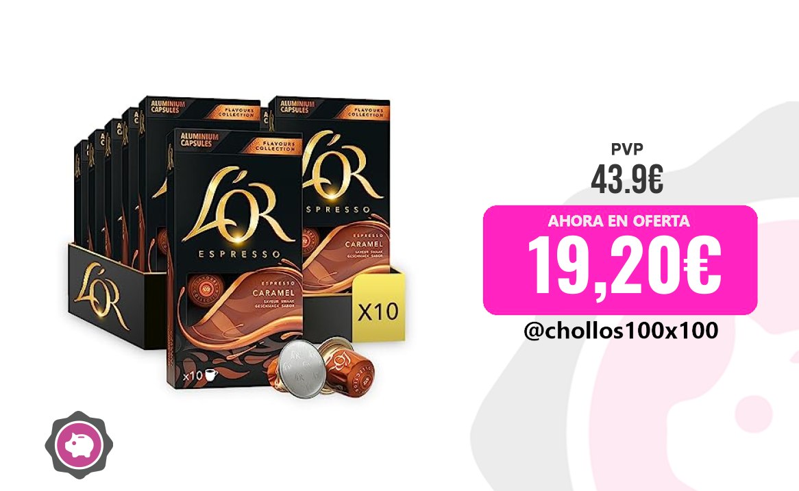 Caramel Espresso L'or Flavours Espresso Cápsulas De Café Carame