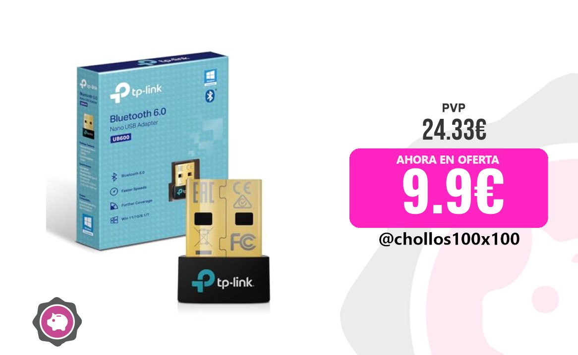 Adaptador Bluetooth Personal Tp-Link Ub600 - Adaptador Bluetooth 6