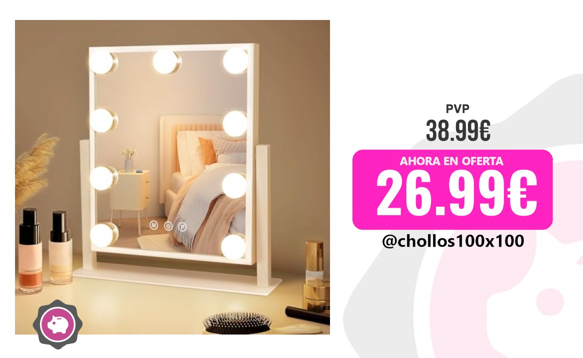 Espejo Maquillaje Mursche Espejo De Maquillaje Con Iluminación Hollywoo