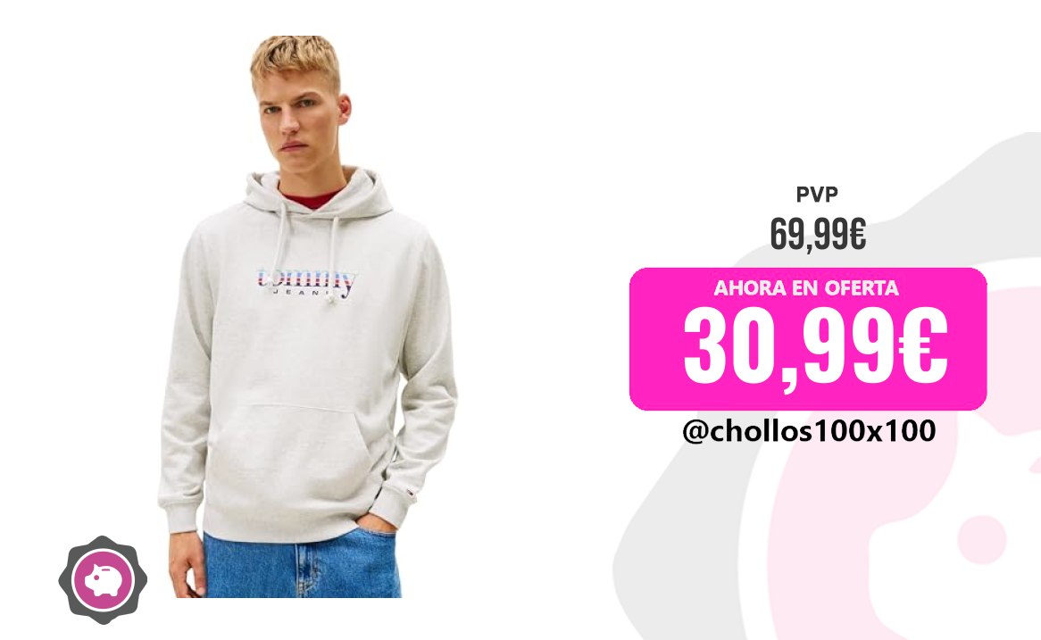 Tommy Jeans Tommy Jeans Tjm Reg Entry Dna Play Hood Dm0Dm22642 - Sudader