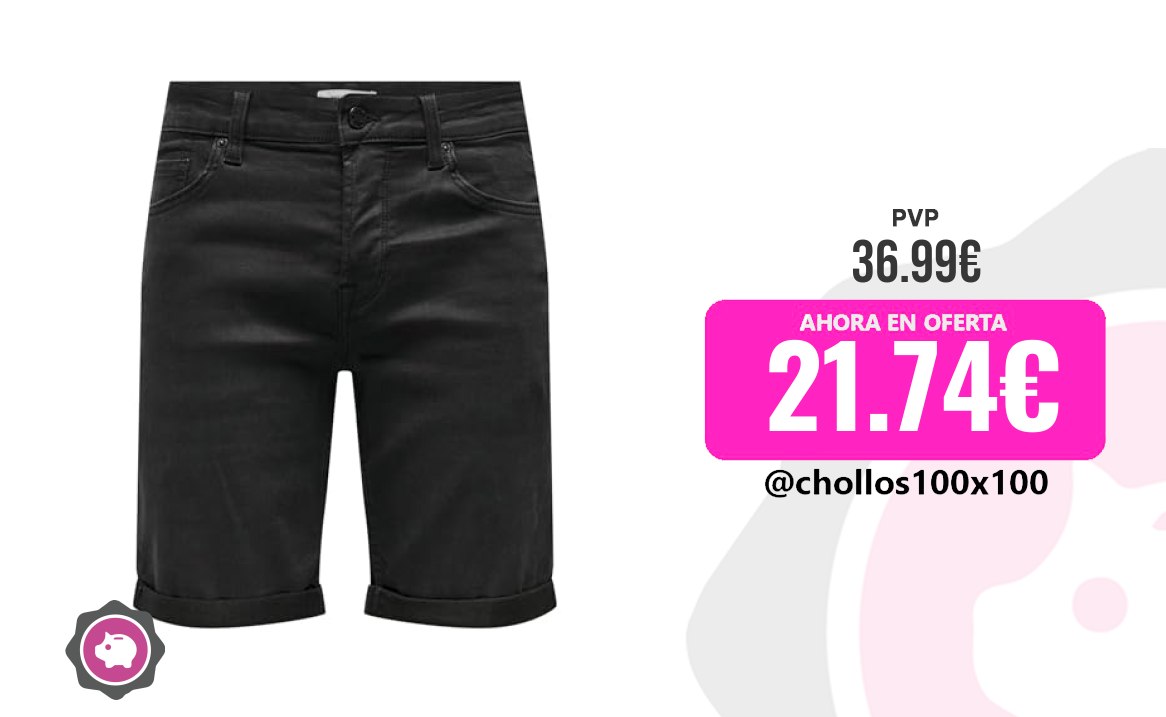 Pantalones Cortos Only And Sons Ply Life Reg Hombre Pantalones Cortos Ne