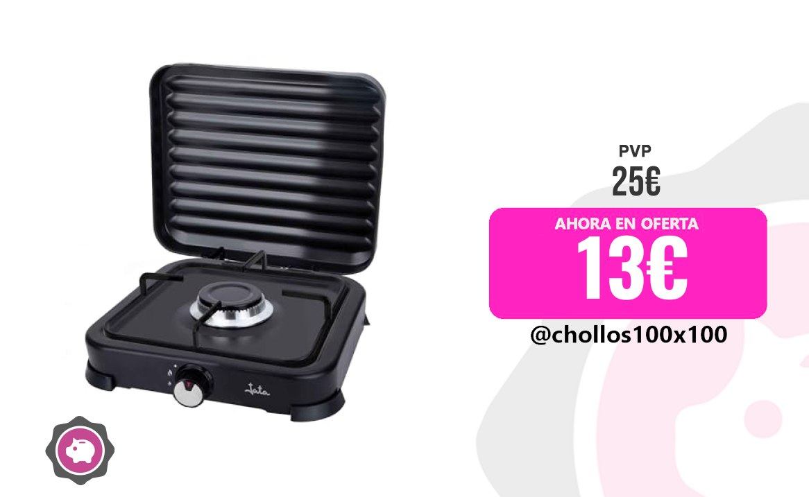 Cocina Portátil Jata Jecg2721 - Cocina De Gas Portátil De 1 Fuego Co
