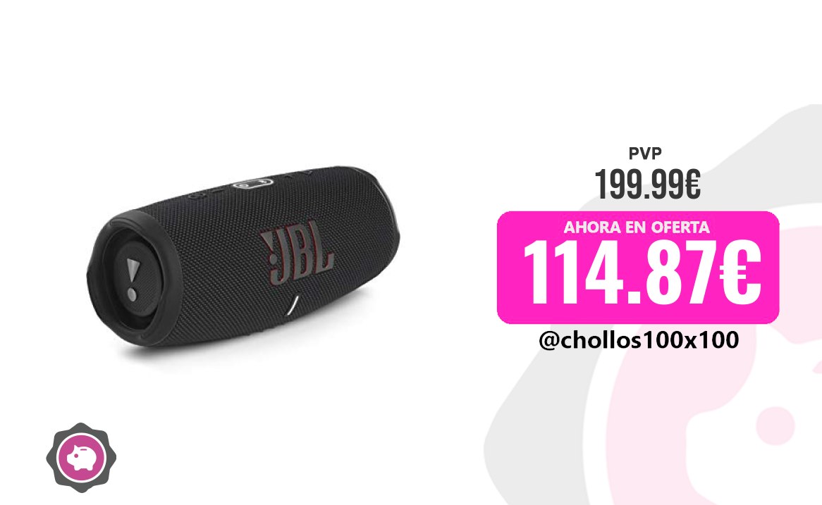 JBL Charge JBL Charge 5 Altavoz Inalámbrico Portátil Con Bluet