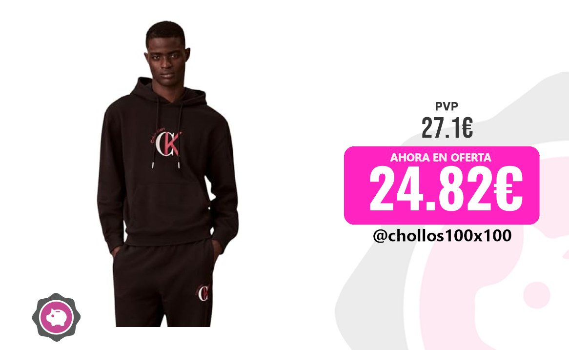 CHOLLAZO SUDADERA CALVIN KLEIN #Amazon