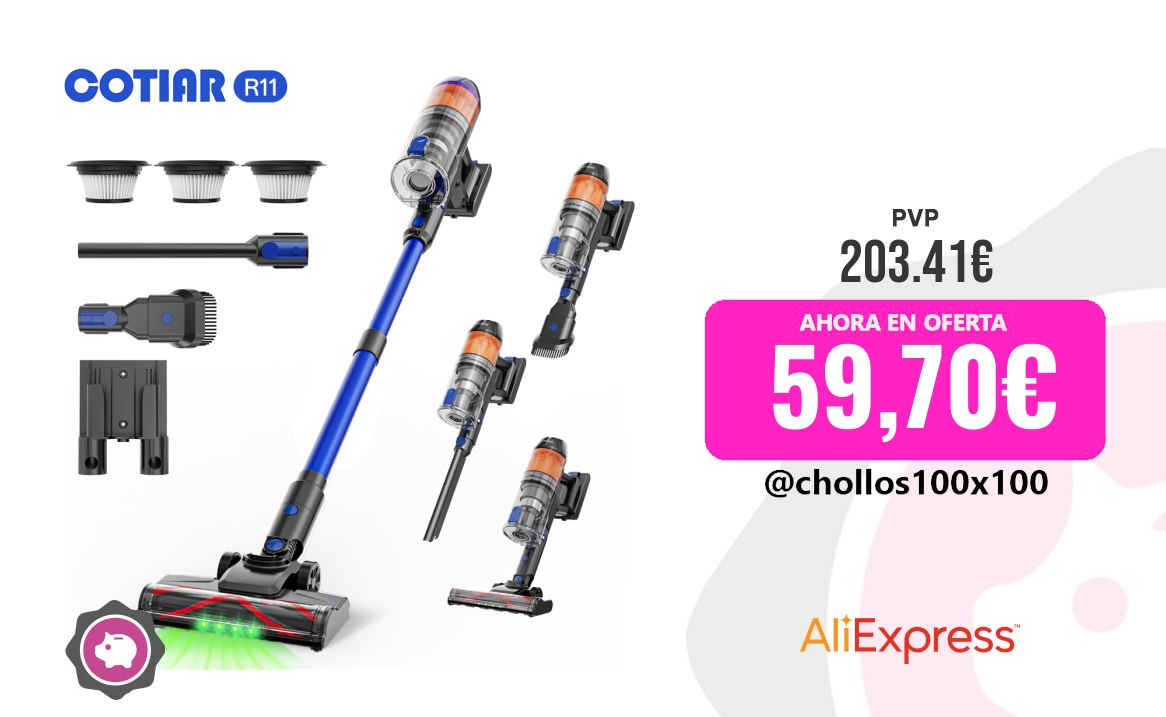 Aspiradora Portátil Aspiradora Inalámbrica Portátil Cotiar R11 De 500W Y