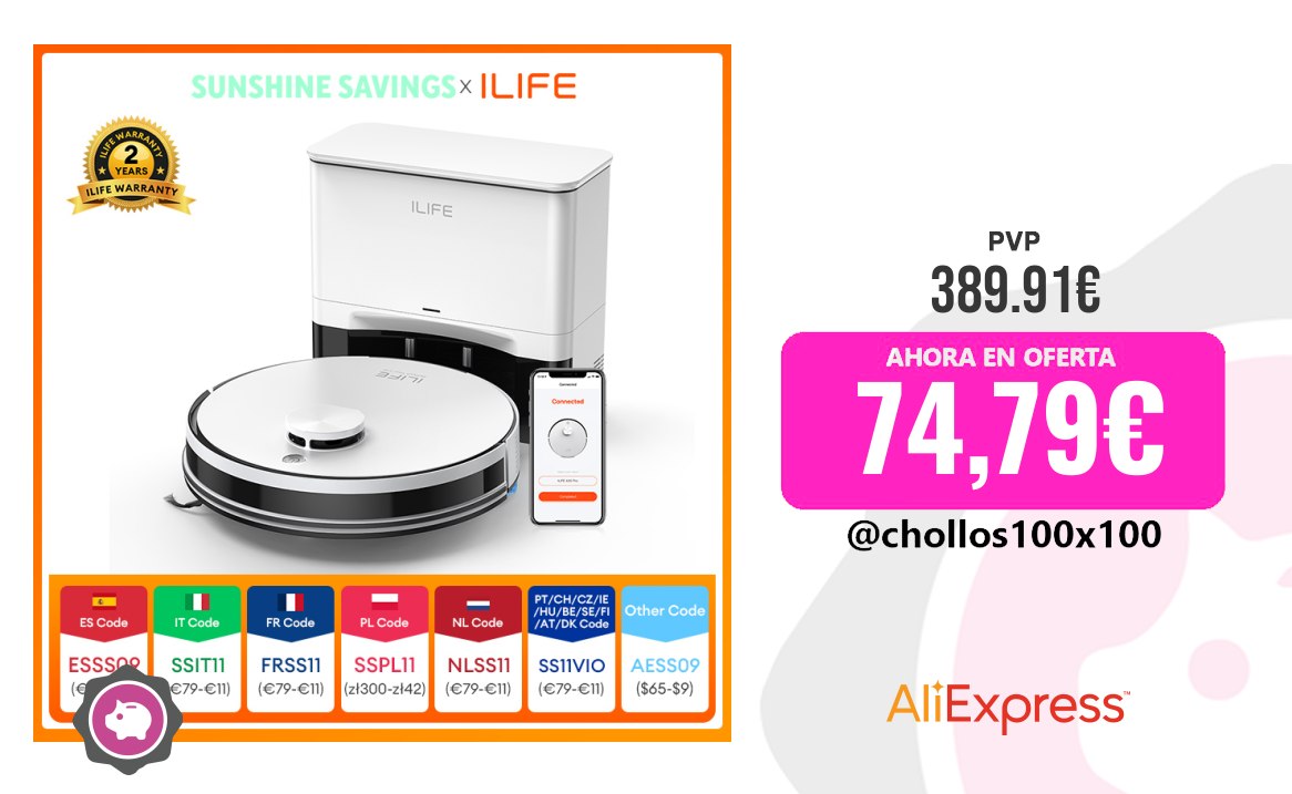 CHOLLAZO ROBOT ASPIRADORA #Aliexpress ILIFE A30 PRO
