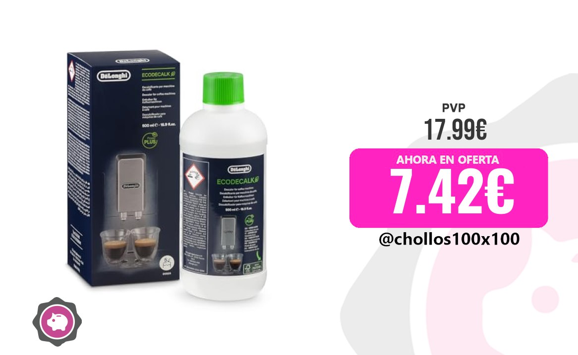PRECIAZO DESCALCIFICADOR DE'LONGHI #Amazon