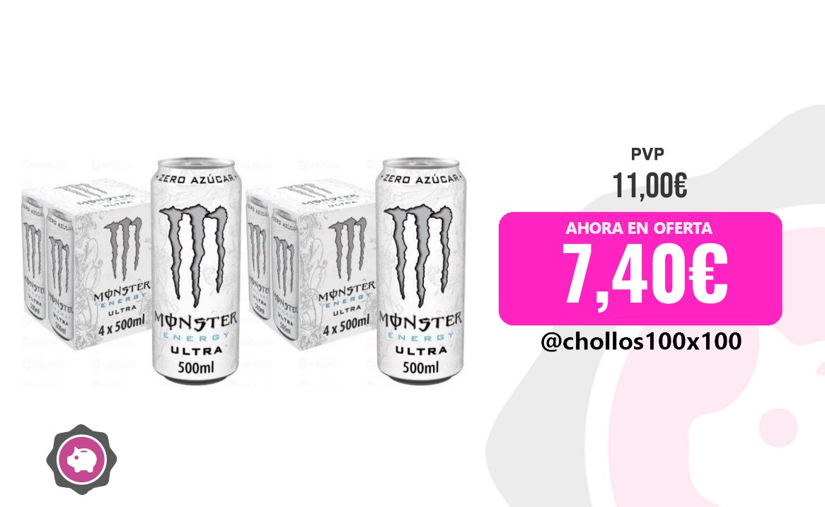 Oferta Monster Energy Ultra White