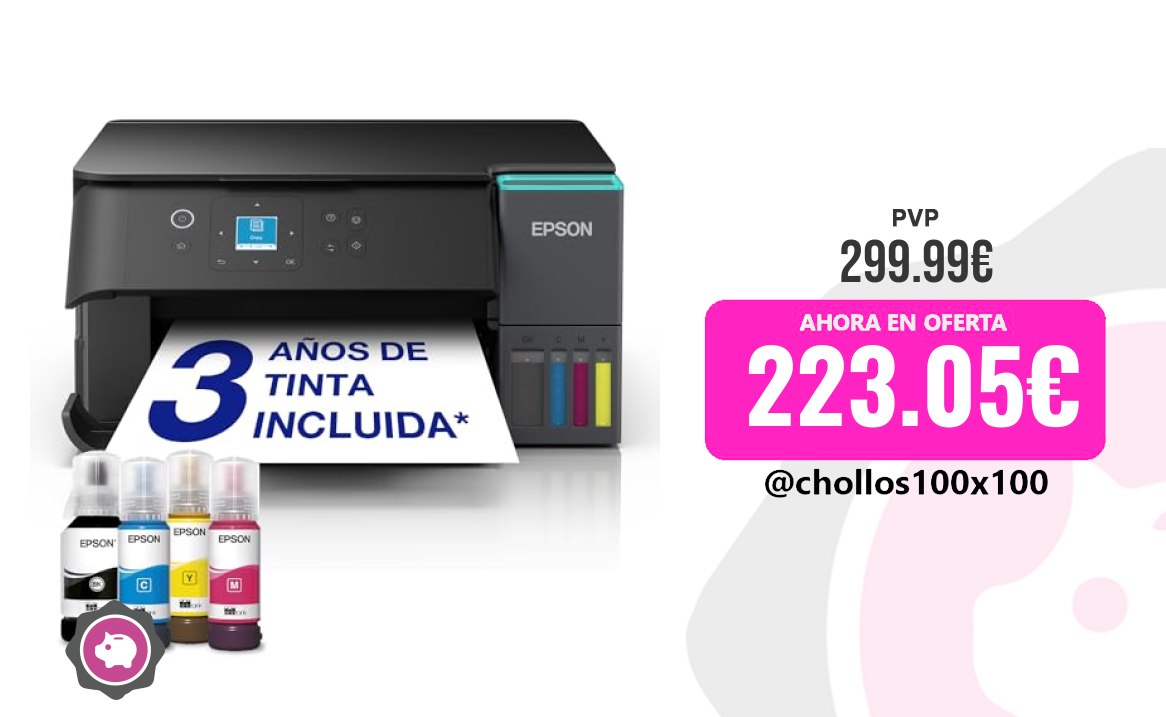 Oferta de impresora de depósito de tinta Epson EcoTank ET-2950