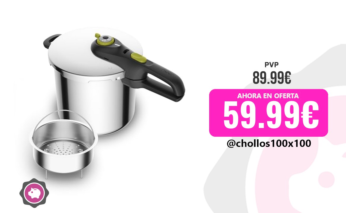 Oferta Olla a Presión Tefal Secure Neo 8L