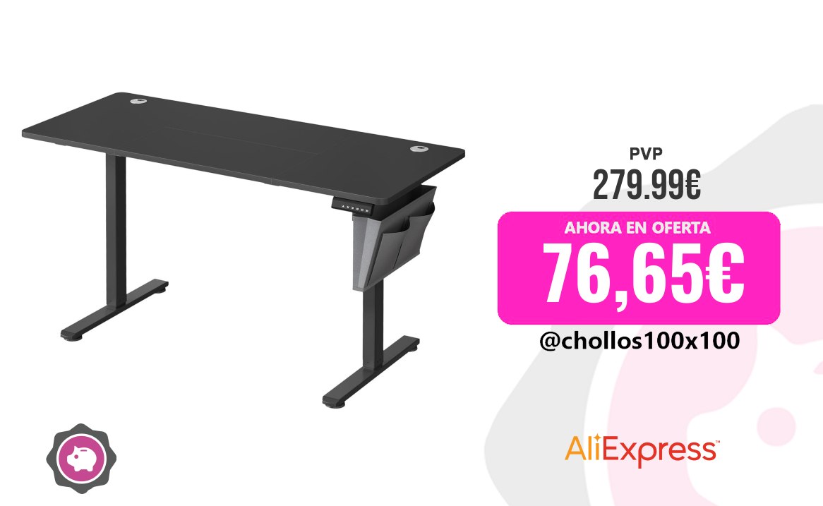 CHOLLAZO ESCRITORIO ELÉCTRICO - Aliexpress SONGMICS