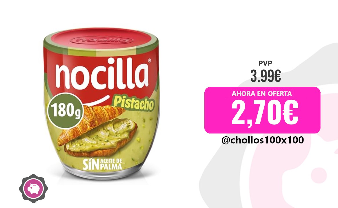 PRECIAZO NOCILLA PISTACHO #Amazon Comestibles Nocilla Pistacho Crema de Cacao Sin Aceite de Palma