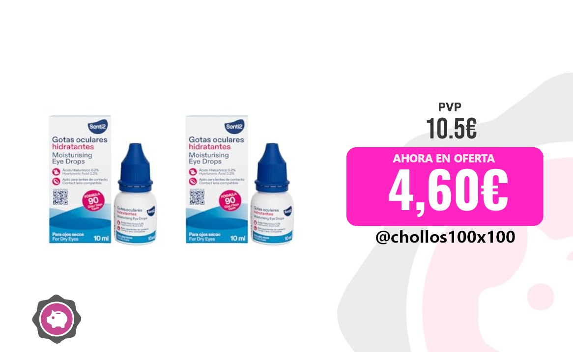 Oferta del día: Hidratantes para ojos secos de Senti2