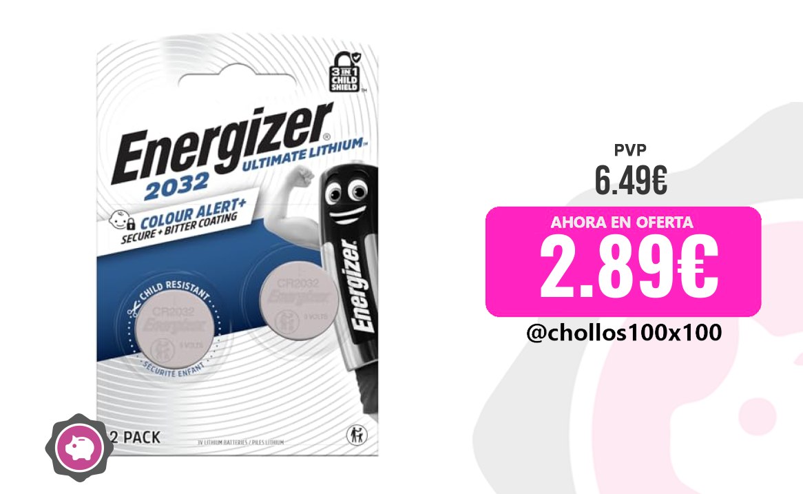 Oferta de pilas energizadoras Energizer oferta descuento