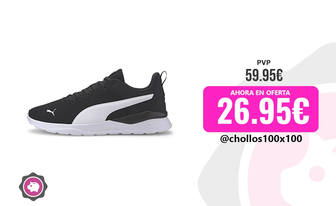 Zapatillas Puma Puma Anzarun Lite, Zapatillas Unisex Adulto, Puma Bla
