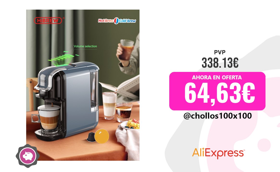 CHOLLAZO MÁQUINA CAFÉ - Máquina de café de cápsulas múltiples