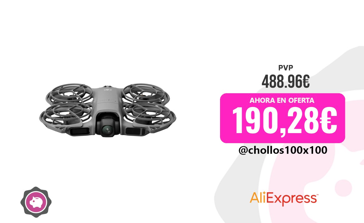 Dron Dji Dron Dji Neo2 Con Cámara 4K, Video Estabilizado, 151G, Ligero Y Po